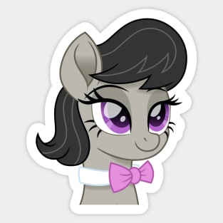 Octavia Melody portrait short mane Sticker